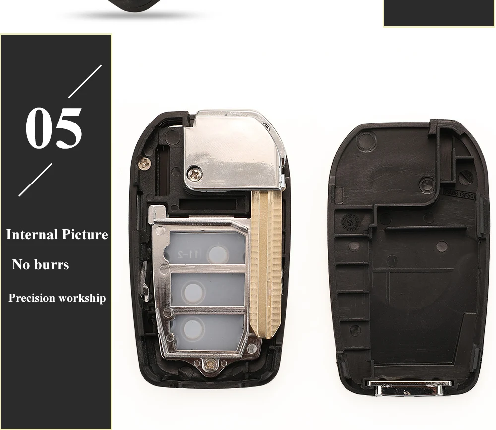 Keyforkess 10pcs aggiorna la custodia chiave dell'automobile a distanza per Toyota TOYOTA Reiz Corolla Camry RAV4 Prius 2/3/4 pulsante modificato Flip Key Shell - H6636187685524b6d8560ebc91d7b83b38