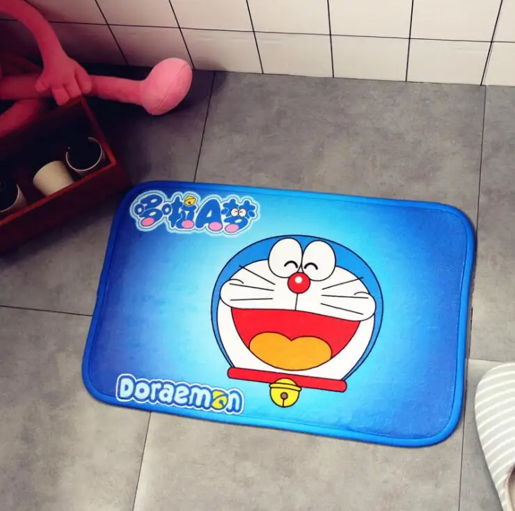 Мультфильм Doraemon плюшевый коврик для ног двери ковер плюшевая игрушка 3032|Коврики