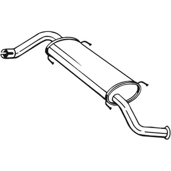 

Muffler rear Citroen Jumper 2.2D 06/Fiat/Peugeot Boxer 06 BOSAL 281873