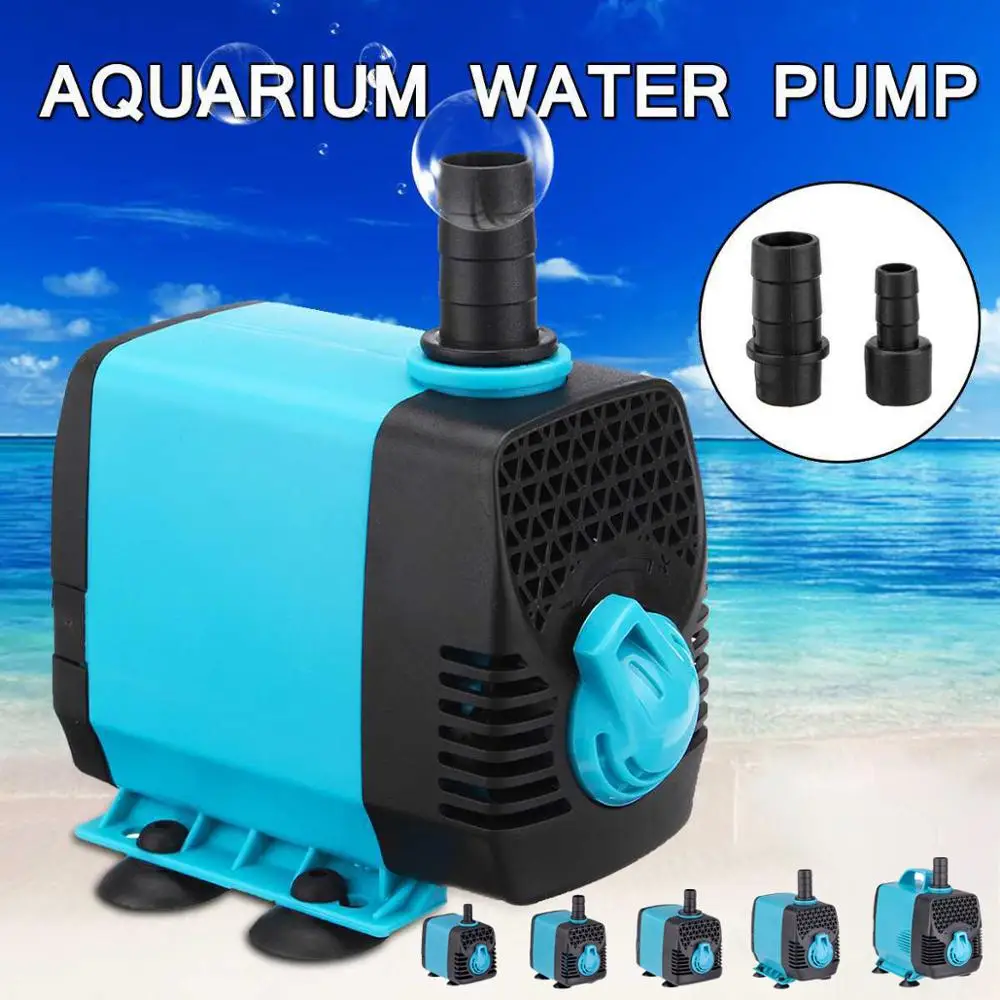 220V Ultra-silence Waterproof IP68 Filter Water Pump for Aquarium Pond Submersible Fountain Pump 10/15/25/40/55W 600-3000L/H