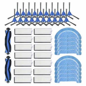 

Side Brushes Roller Brush HEPA Filters Cleaning Rags for Conga Robot 1090 Replacement ing Vacuum Cleaner Parts