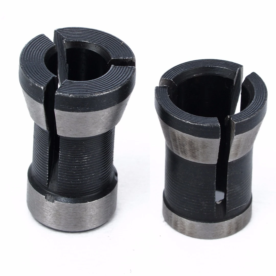2pcs Carbon Steel Milling Cutter Chuck Adapter for Engraving & Trimming Machine 2pcs Carbon Steel Milling Cutter Chuck Adapter for Engraving & Trimming Machine