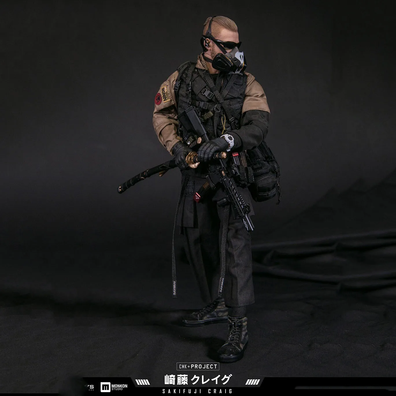 DAMTOYS EBS001 1/6 Scale EXTREMEZONE Samurai SAKIFUJICRAIG Collectible Figure Specifications | Игрушки и хобби