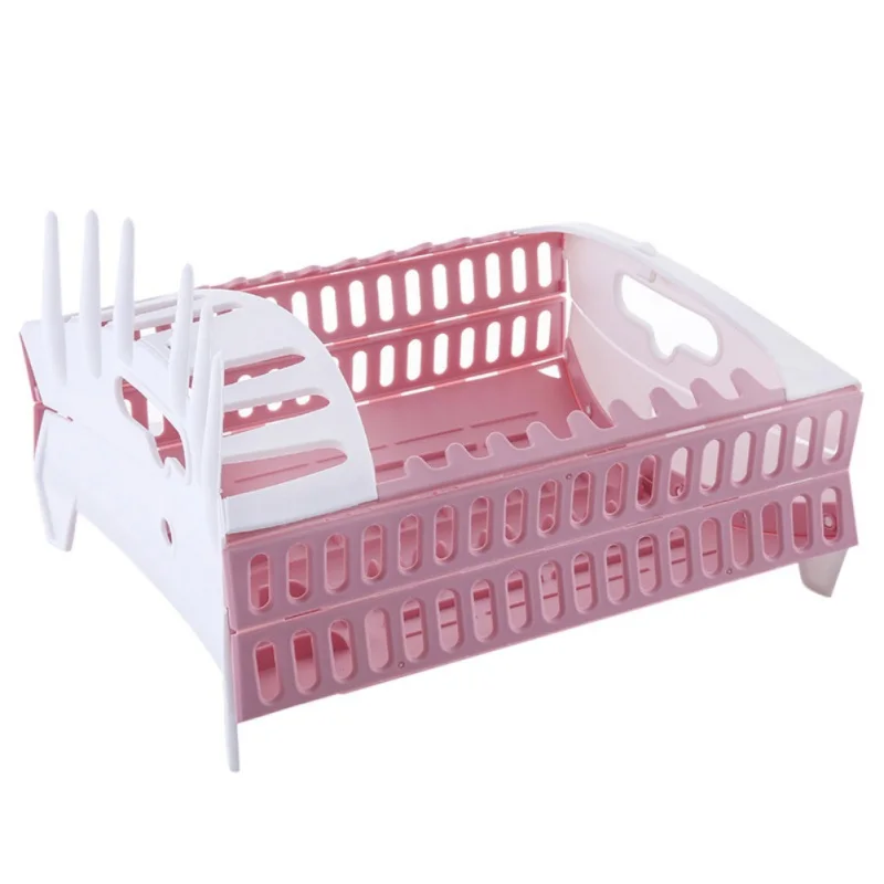 Складная Сушилка для посуды, портативная посуда, стекло, посуда, органайзер, кухонный слив, органайзер для хранения с ручками