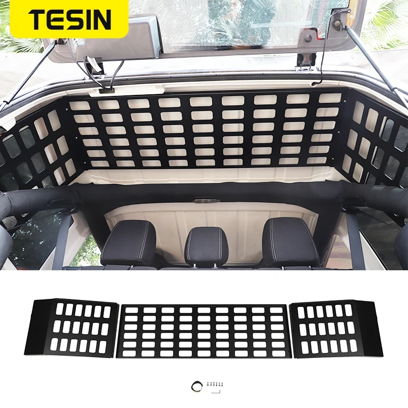 US $178.60 Car Large Storage Rack For Trunk Multifunction Holder Aluminum Alloy For Jeep Wrangler JK 20072017 4 Door Interior Accessories