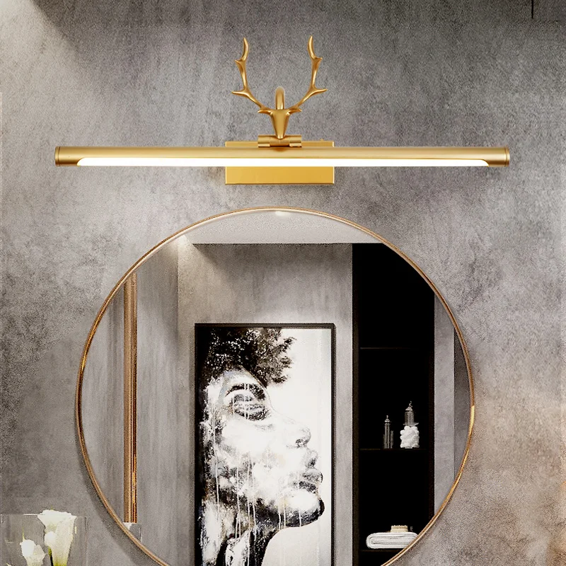 

(Free LED Bulb)Antler Led wall light Mirror Wall lamp Warm/Cold/Natural White Lamp wall Sconce for bathroom/bedroom mirror light