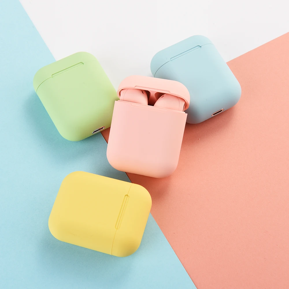 Macarons оригинальные Inpods 12 Беспроводные наушники новейшие Bluetooth наушники 5,0 TWS всплывающая сенсорная гарнитура микрофон для смартфона