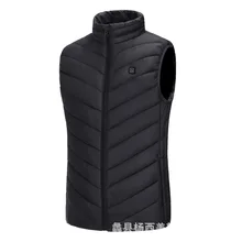 Осень и зима Графен Электрический жилет USB безопасный Интеллектуальный постоянная температура fa re fu мужчины Отопление хлопок жилет-стирка