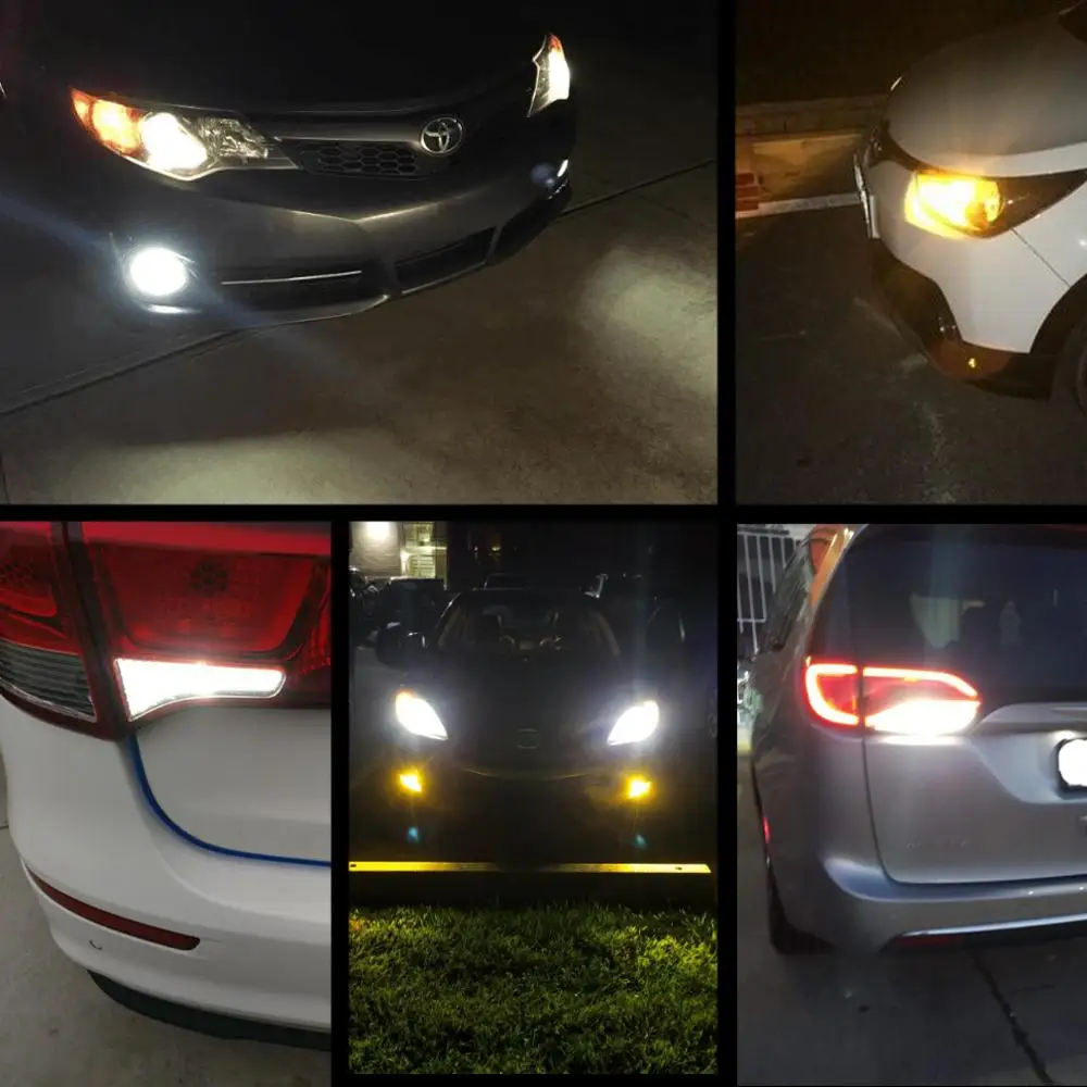 2 шт. 1156 BA15S P21W светодиодные лампы 1157 BAY15D P21/5 Вт Led COB Автомобильная сигнальная лампа