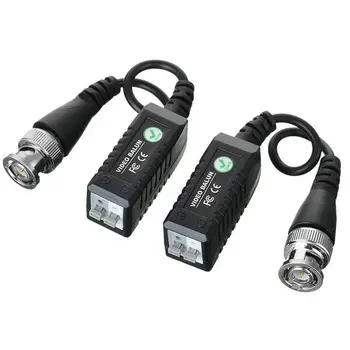 

2 CONNETTORI TRASMETTITORI VIDEO BALUN CON CAVO CAT.5 PER TELECAMERA