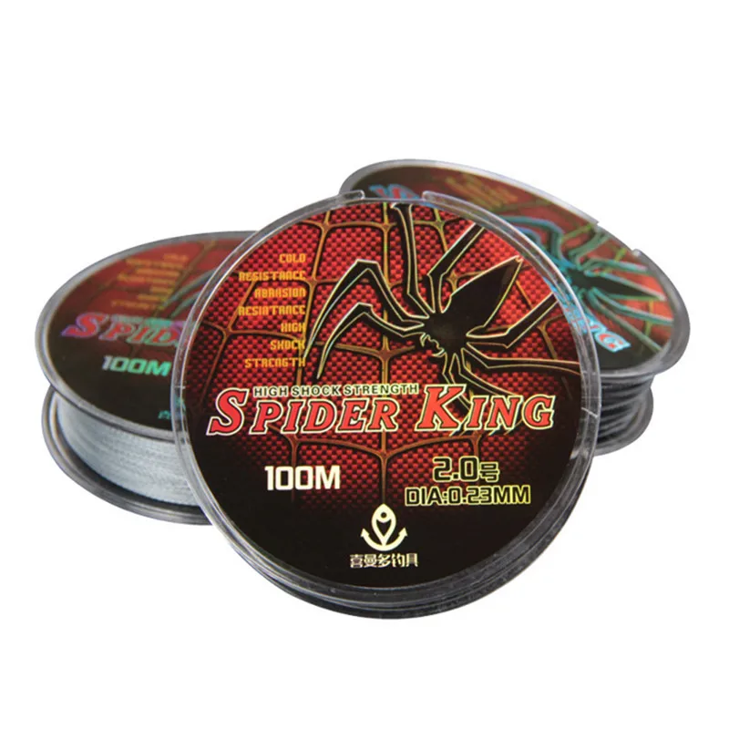 100M PE Material Multifilament Carp Fishing Cord Wear-Resistant Carp Fishing Wire Saltwater Fishing Lines