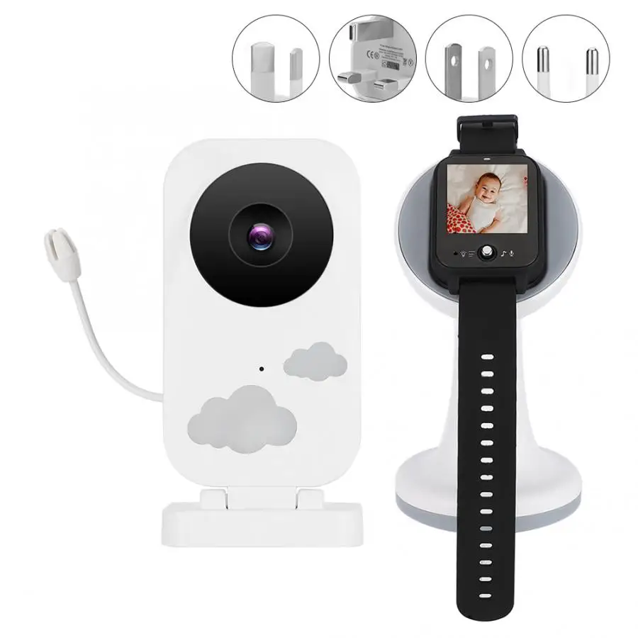 1.5 in Wireless Baby Monitor Video Style Night Intercom Security Camera 100-240V Wireless Monitor