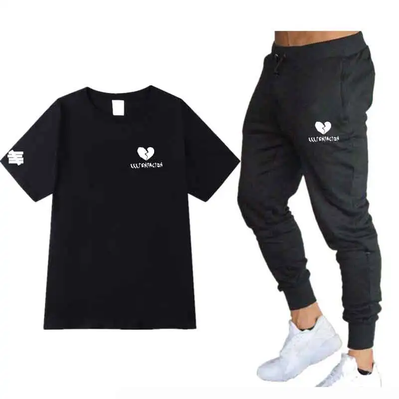 2020 new Men's T-Shirt Xxxtentacion Summer Fashion T-shirt Casual Funny Cartoon Printed T-shirt Hip Hop Short Sleeve + Pants Set 2020 new Men's T-Shirt Xxxtentacion Summer Fashion T-shirt Casual Funny Cartoon Printed T-shirt Hip Hop Short Sleeve + Pants Set