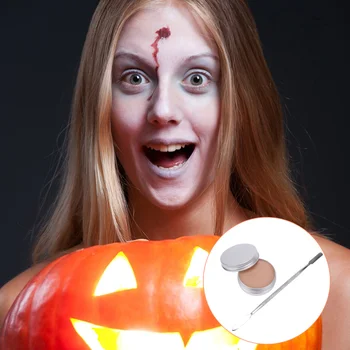 

1 Set Skin Wax Kit Practical Makeup Skin Wax Special Effects Skin Wax Makeup Wax Modeling Wax for Halloween Masquerade Cosplay