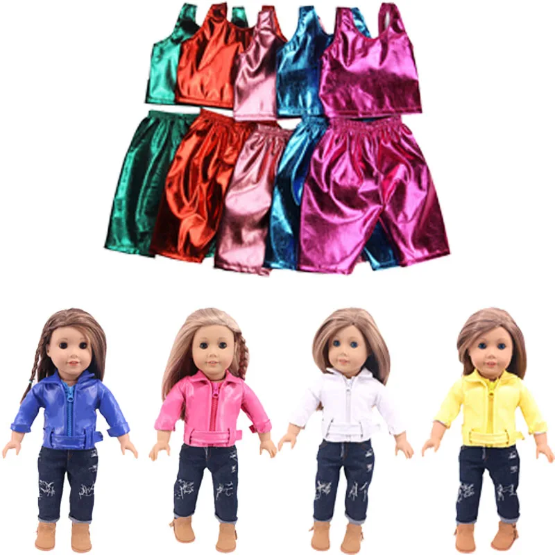 

12 Styles Leather Clothing For Doll Clothes Choose Our Generation For 18 Inch Doll And Born Baby Doll,Toys For Girls Gift
