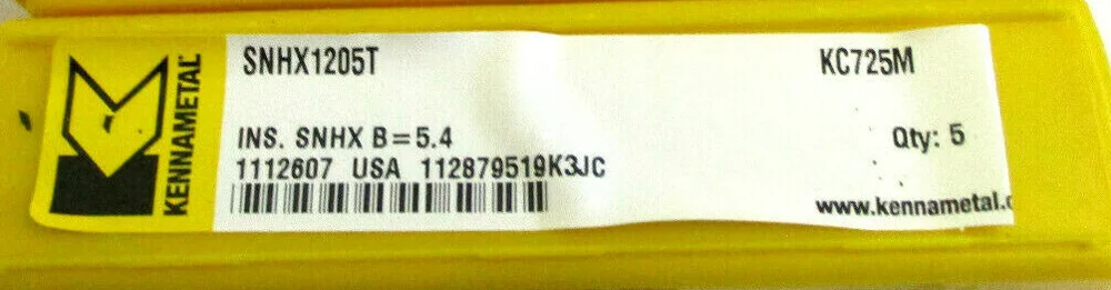10 шт. KENNAMETAL SNHX 1205T KC725M