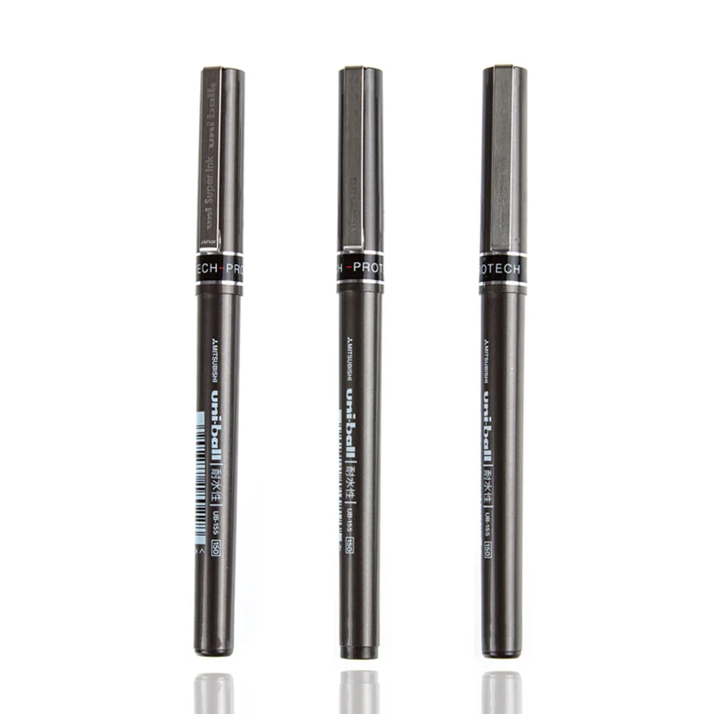 Uni Ballpoint Pen Uni-Ball Black Ink Water Proof UB155.24