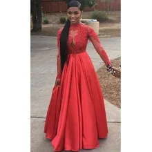 Длинное размера плюс мусульманское вечернее платье для выпускного вечера Дубай женское вечернее платье