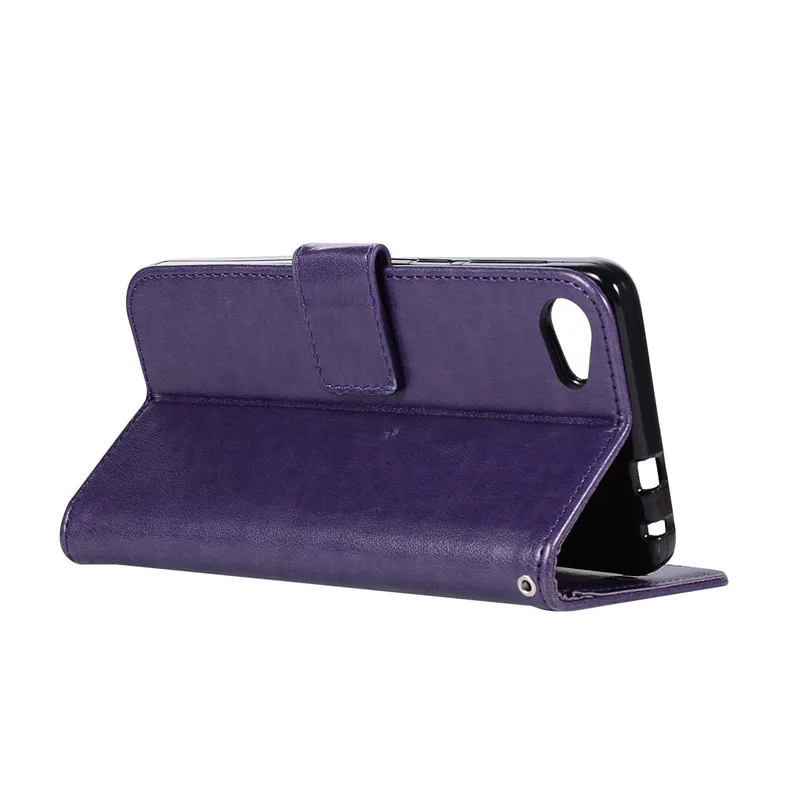 Чехол бумажник для Alcatel A5 LED обложка на заднюю панель из искусственной кожи чехол