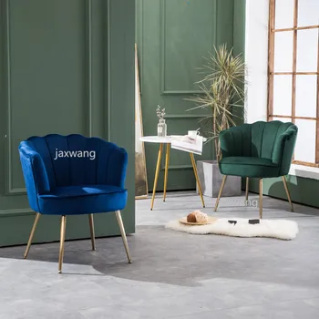 

Modern Leisure Chair Single Sofa Dressing Chair Coffee Living Room Sofas Hall Garden Princess Prince Living Room Chair