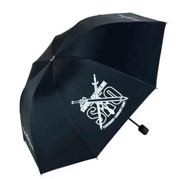 

Anime Sword Art Online Umbrella Folding Knife Sunny Rain Dual Use Sun Umbrella Birthday Party Best Gift