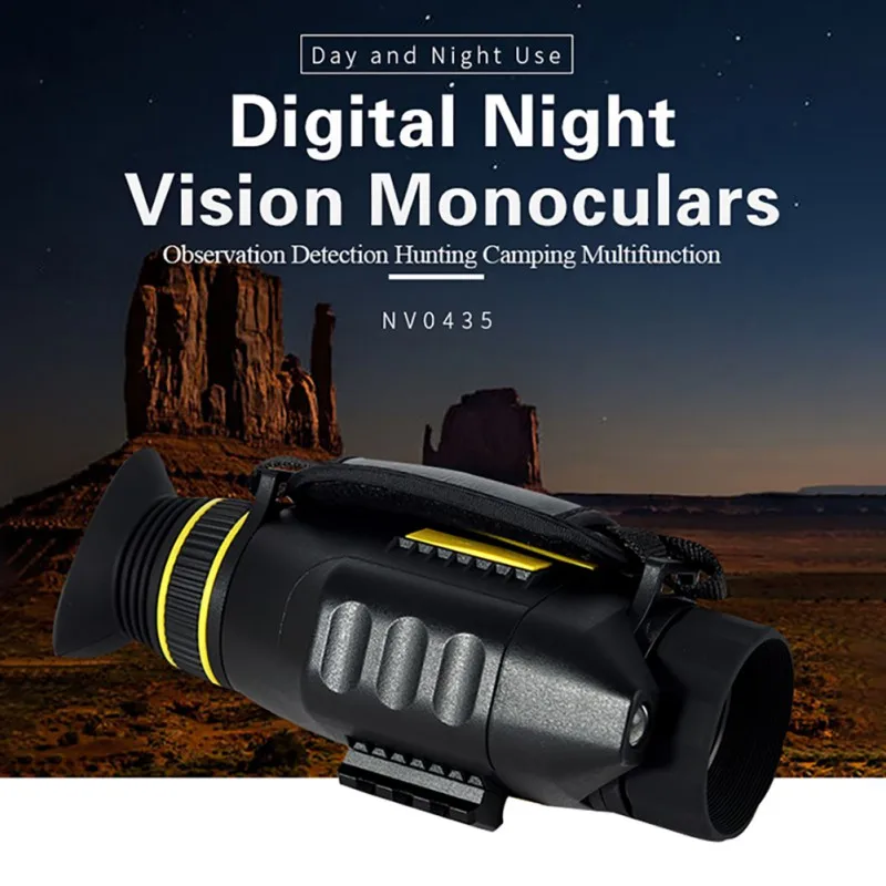 Устройство ночного видения портативное легкое многофункциональное цифровое телеспэ 16G-SD карта памяти Монокуляр