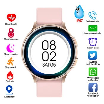 

C10 Smart Watch Bluetooth Call Watch Round Heart Rate Monitor Blood Pressure Measurement Fitness Tracker Smartwatch Bracelet