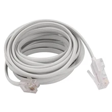 Rj11 6p4c ao cabo modular da extensão da internet do telefone rj45 8p4c 3 medidores