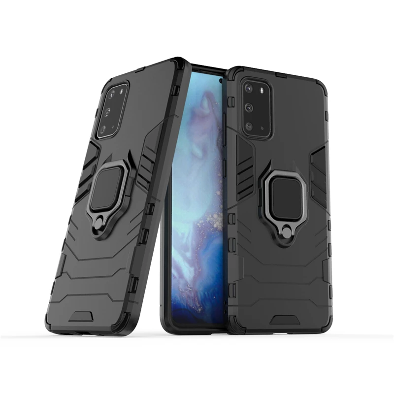 Чехол для Samsung Galaxy S20 чехол телефона с кольцом на палец задняя крышка армированный