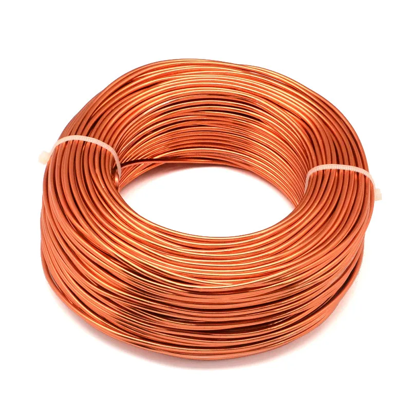 OrangeRed 500g 0,8/1/1,5/2/3/3,5/4/5/6 мм алюминиевая проволока ювелирных изделий для ювелирных украшений Hand-Made ремесла F60 - Цвет: OrangeRed