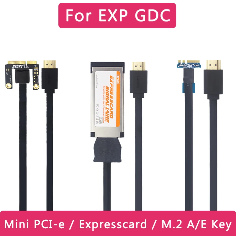 Mini PCI-E / Expresscard / NGFF M.2 A/E Key Cable Adapter Converter Wire for EXP GDC Dock to Laptop Notebook GPU Dock Data Cable