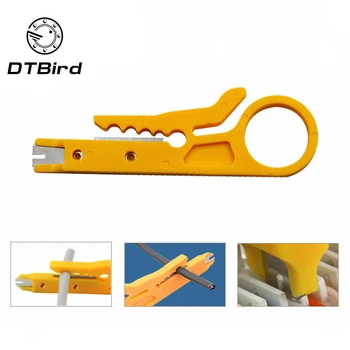 

Mini Portable Wire Stripper Knife Crimper Pliers Crimping Tool Cable Stripping Wire Cutter Multi Tools Cut Line Pocket Multitool