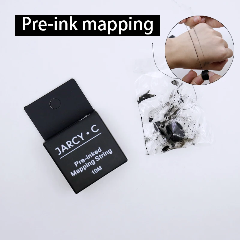 Pre-inked Brow Mapping String Permanent Makeup Artist идеальный измерительный инструмент для микроблейдинга, микроблейдинга, косметического татуажа