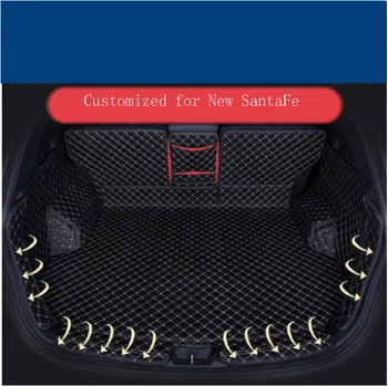 

Custom car trunk mats made for Hyundai New SantaFe heavy duty anti skid high quality case car-styling carpet rugs liners (13-19)