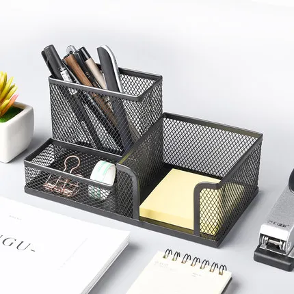 Multifunction metal Mesh Pen holders Office storage consolidation differetn color type free shipping free shipping mbd file bag a4 mesh bags zipper bag kit briefcase stationery bags 5 pcs