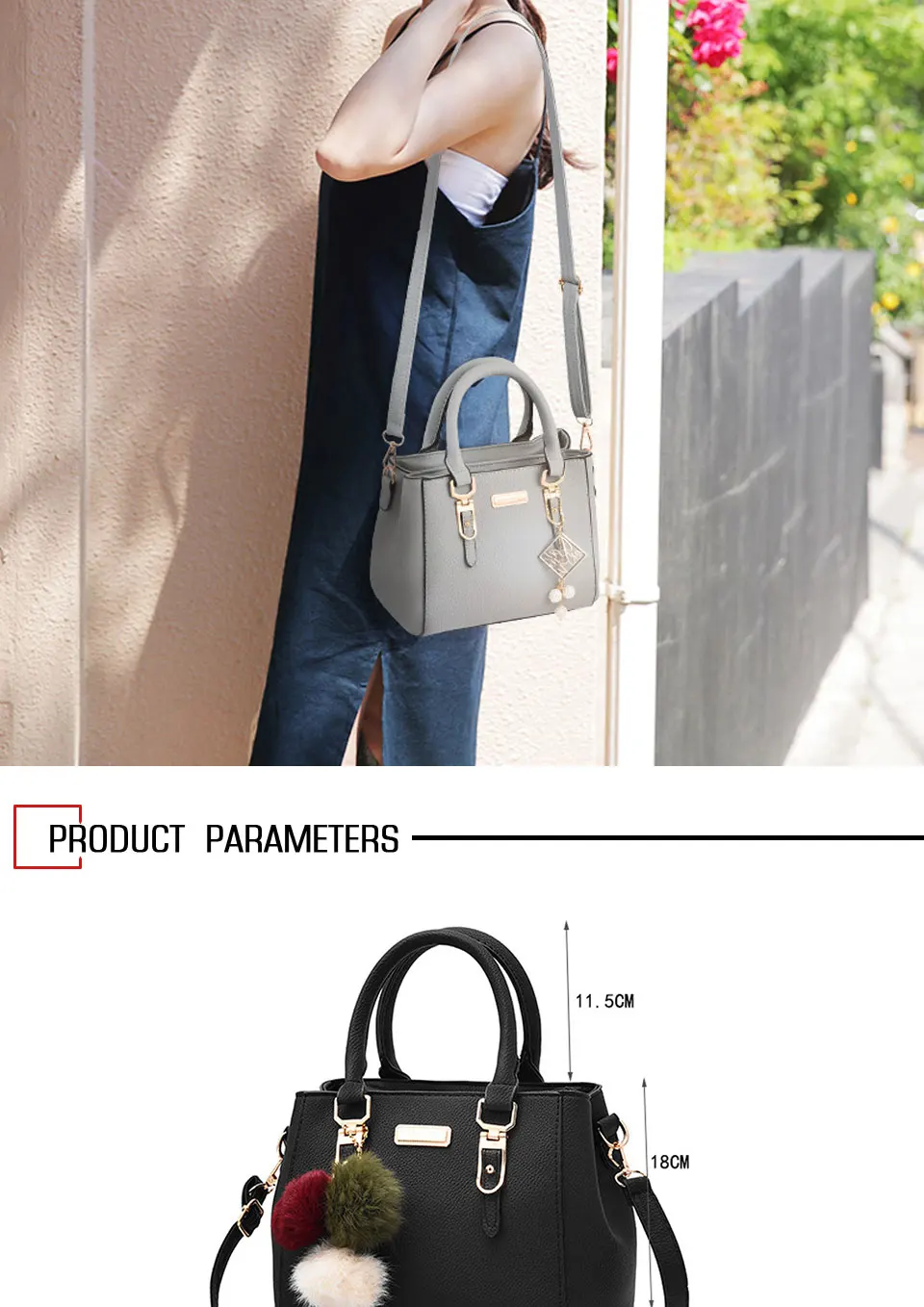 HJPHOEBAG, женские роскошные сумки, женские сумки, дизайнерская сумка на плечо, женская сумка-мессенджер, сумки с помпонами, высокое качество, сумка YC316