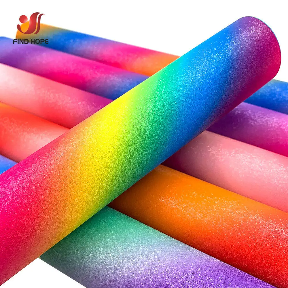 Sparkle Multicolor Rainbow Permanent Vinyl Sheet Selfadhesive Craft Sign Making Waterproof Sticker Cup/Glass Decal Xmas Card DIY