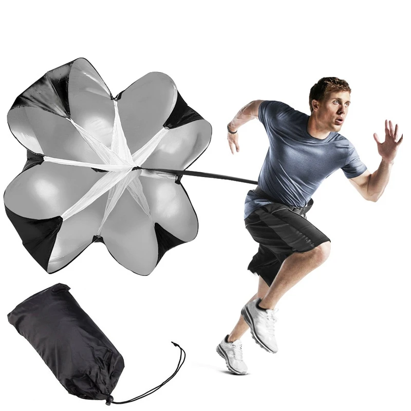 

ABZB-Football Resistance Parachute Speed Training Resistance Parachute Running Explosive Strength Training Supplies Leg Physical