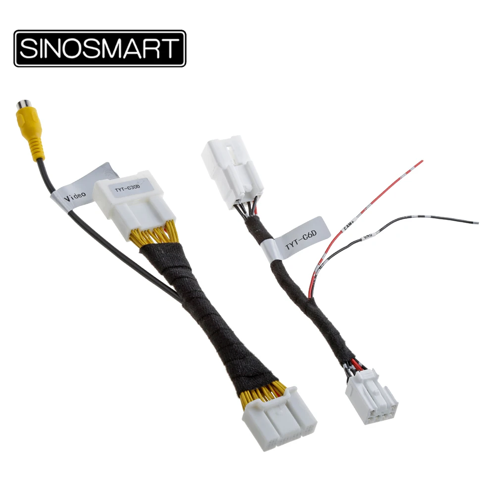 SINOSMART C30D 30 контактный соединительный кабель для Тойота OEM монитор камера видео в