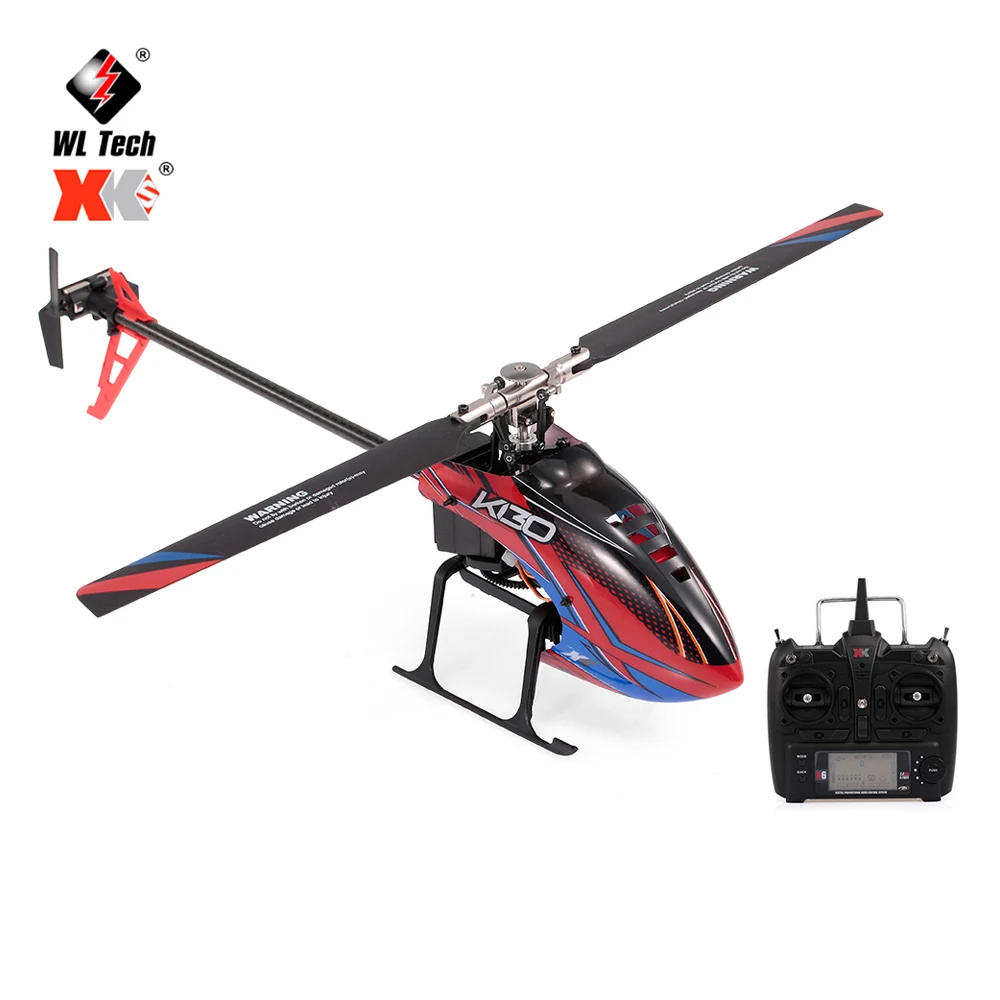 Wltoys Xk K130-b Rc Helicopter Brushless 3d6g Flybarless S-fhss Stunt Remote  Control Helicopter Toy With 3 Batteries - Rc Helicopters - AliExpress