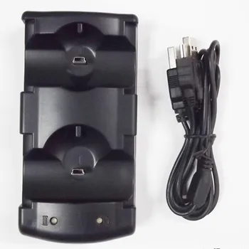 

2in1 Stands USB Dual Double Charging Station Charger Stand Dock for PS3 Move Controller Handle charger USB Port