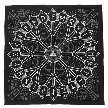 

High-grade Flannel Tarot Tablecloth Durable Textiles Tarot Table Cover Board Game Playing Cards Tablecloth 49*49CM