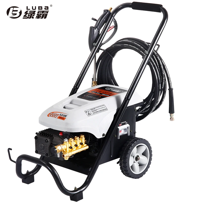 Lutian high pressure wash machine portable car washer commercial washing machine 220V 380V 1.8-4.0KW 80-170bar 12.8-14L/min