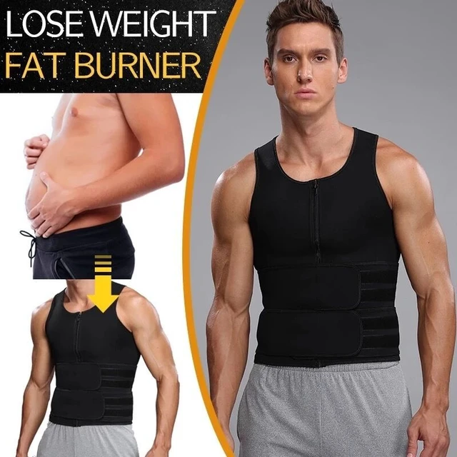 Slimming Belt Body Shaper Men Sauna Vest Waist Trainer faja reductora hombre  Compression Belly Underwear Men's Corset Sportsuit - AliExpress