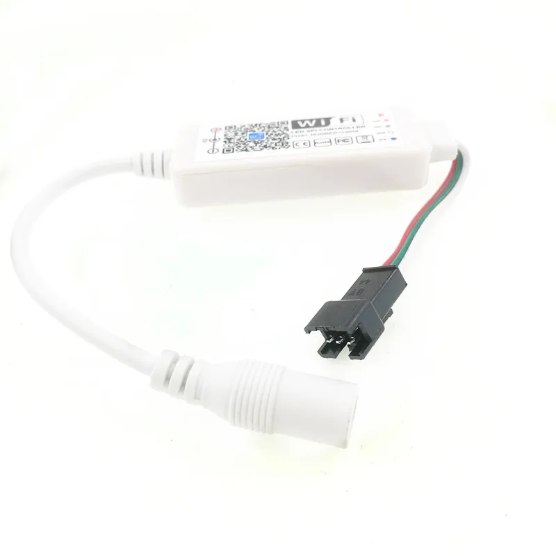 DC5V/12-24 В светодиодный WiFi контрольный Лер iOS Android контроль Smart Alexa Google Assistant для WS2811 SK6812 WS2812B Светодиодная лента