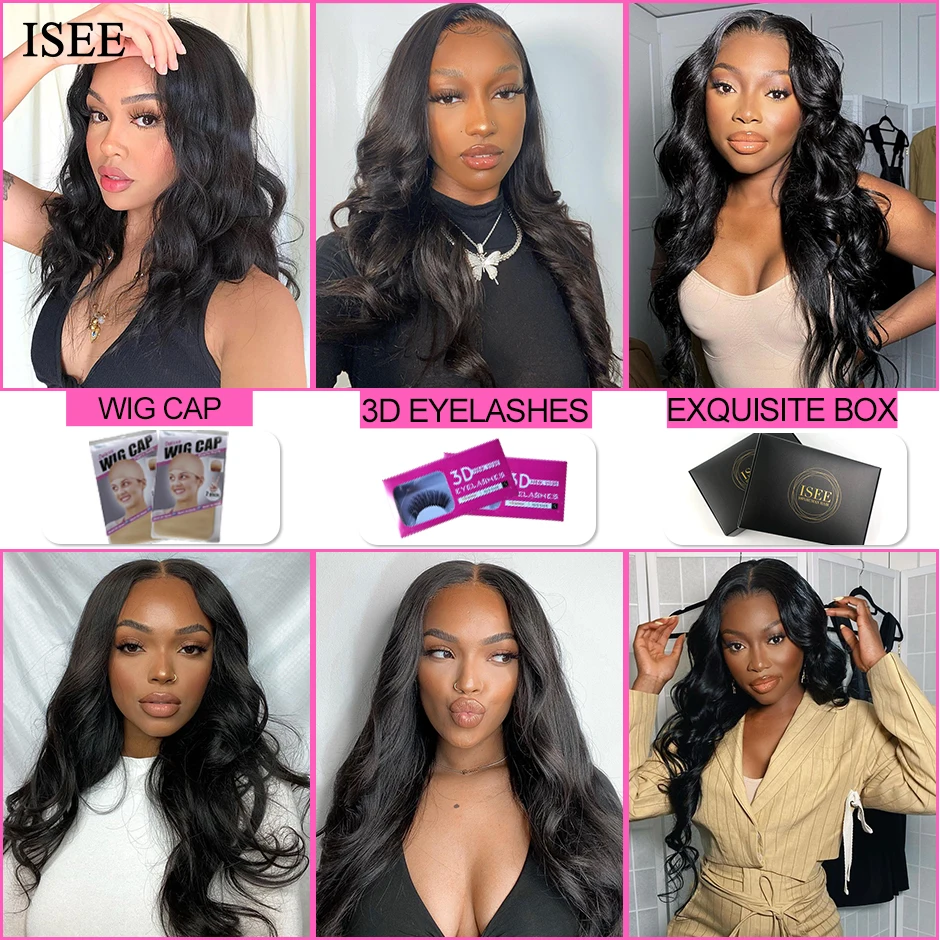 ISEE HAIR Peruvian Body Wave Human Hair Bundles100% Human Hair Extension Natural Color Can Buy 1/ 3/ 4 Bundles Thick Hair Weaves images - 6