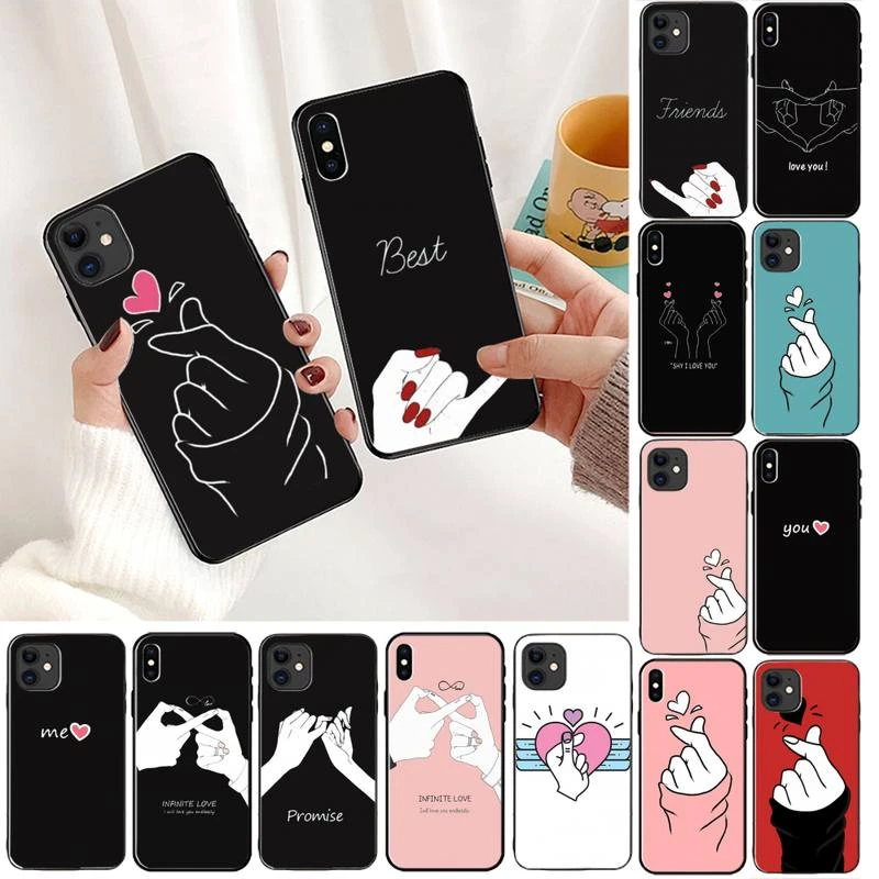 iphone 13 pro max cover TOPLBPCS EXO kpop Heart Drawing Phone Case for iphone 13 SE 11 6S Plus 7 plus 8 plus X XS MAX 5S XR 11 Pro max SE iphone 13 pro phone case