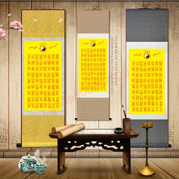 

(customized) Seventy two secret ways of the Supreme Master to guard against evil spirits Silk scroll decorative painting