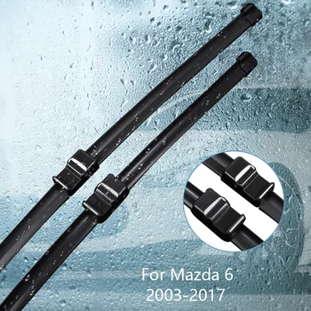 

Wipers Blade For Mazda 6 2003 2004 2005 2006 2007 2008 2009 2010 2011 2012-2017 Car Accessories For Auto Rubber Windscreen Wiper