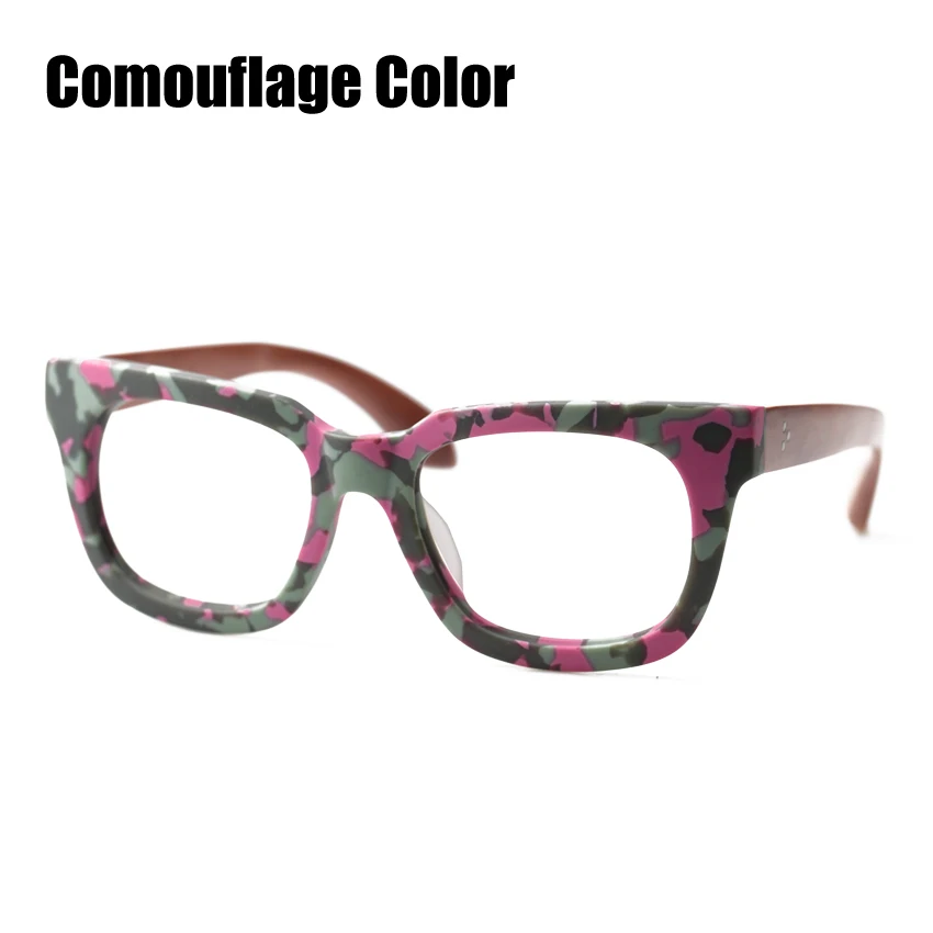SOOLALA анти синий светильник, настоящие очки для чтения в деревянной оправе, женские и мужские камуфляжные бамбуковые очки для пресбиопии с подарочной упаковкой+ от 0,5 до 5,0 - Цвет оправы: Camouflage